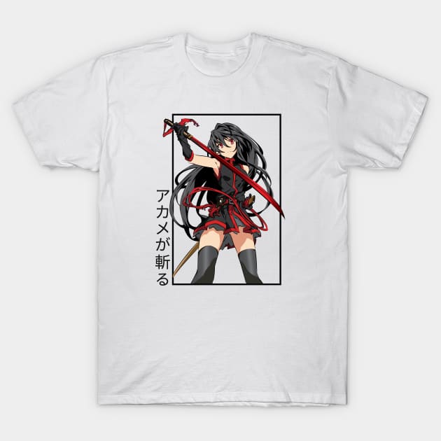 Akame Ga Kill T-Shirt by hanaclo